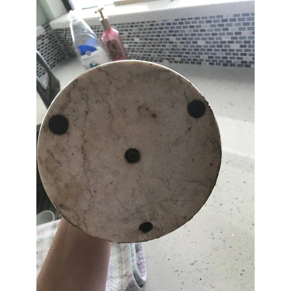 Marble paper towel holder